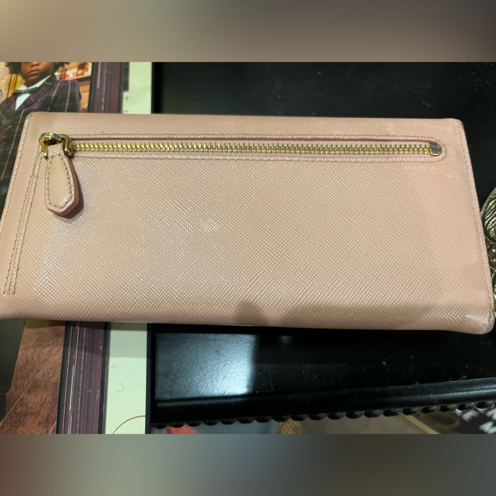 Prada Saffiano Leather Bow Wallet - Picture 5 of 14